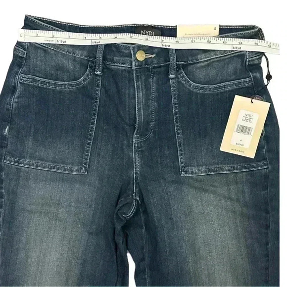 NYDJ Sure Stretch® Ankle Joggers in Clean Balance wash, size 8, NWT - Picture 5 of 6